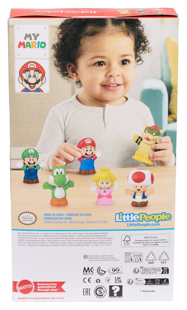 My Mario Little People Collector Mini Figure 6-Pack 7 cm