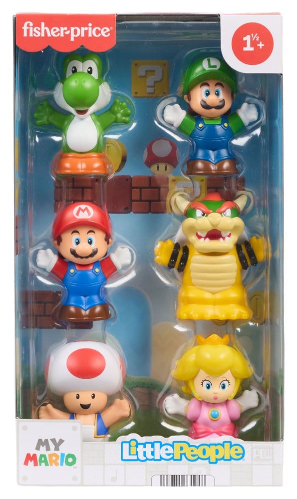 My Mario Little People Collector Mini Figure 6-Pack 7 cm