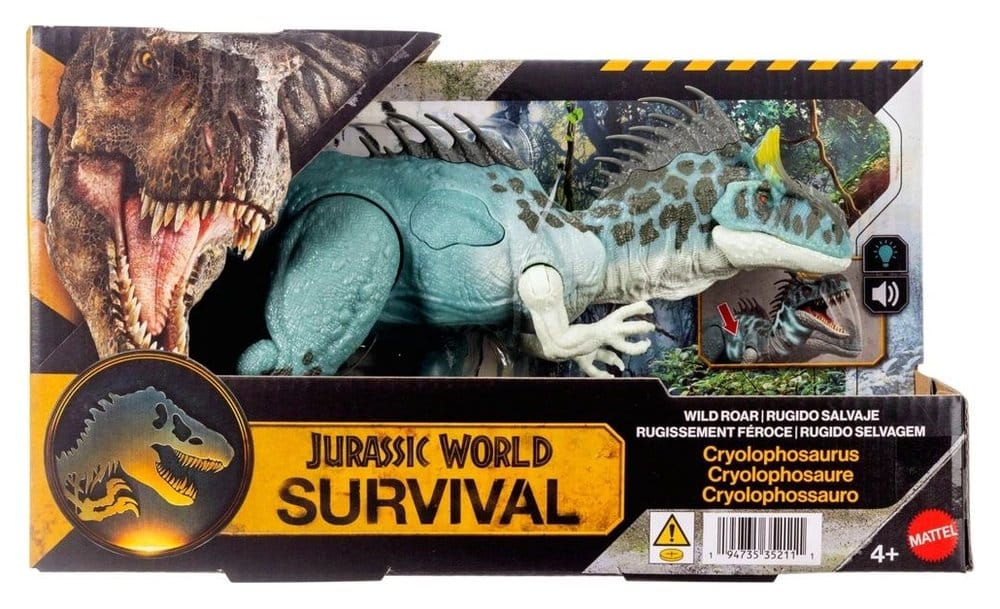 Jurassic World: Survival Action Figure Wild Roar Cryolophosaurus 37 cm