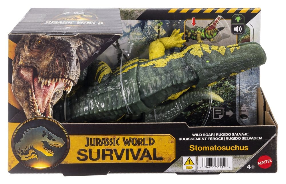 Jurassic World: Survival Action Figure Wild Roar Stomatosuchus 37 cm