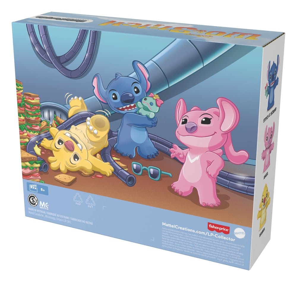 Lilo & Stitch Little People Collector Mini Figure 3-Pack Stitch & The Cousins 7 cm