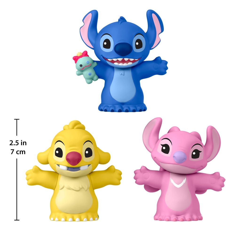Lilo & Stitch Little People Collector Mini Figure 3-Pack Stitch & The Cousins 7 cm