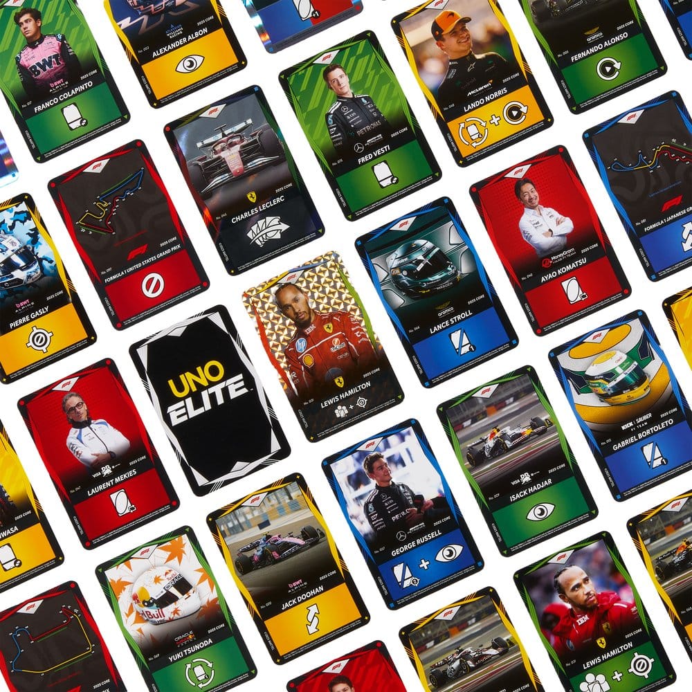 Formula 1 UNO Card Game Elite F1 Starter-Set