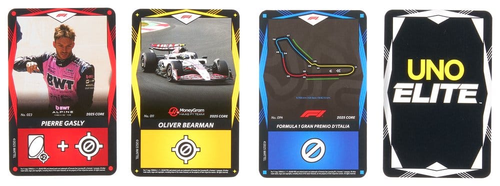 Formula 1 UNO Card Game Elite F1 Starter-Set
