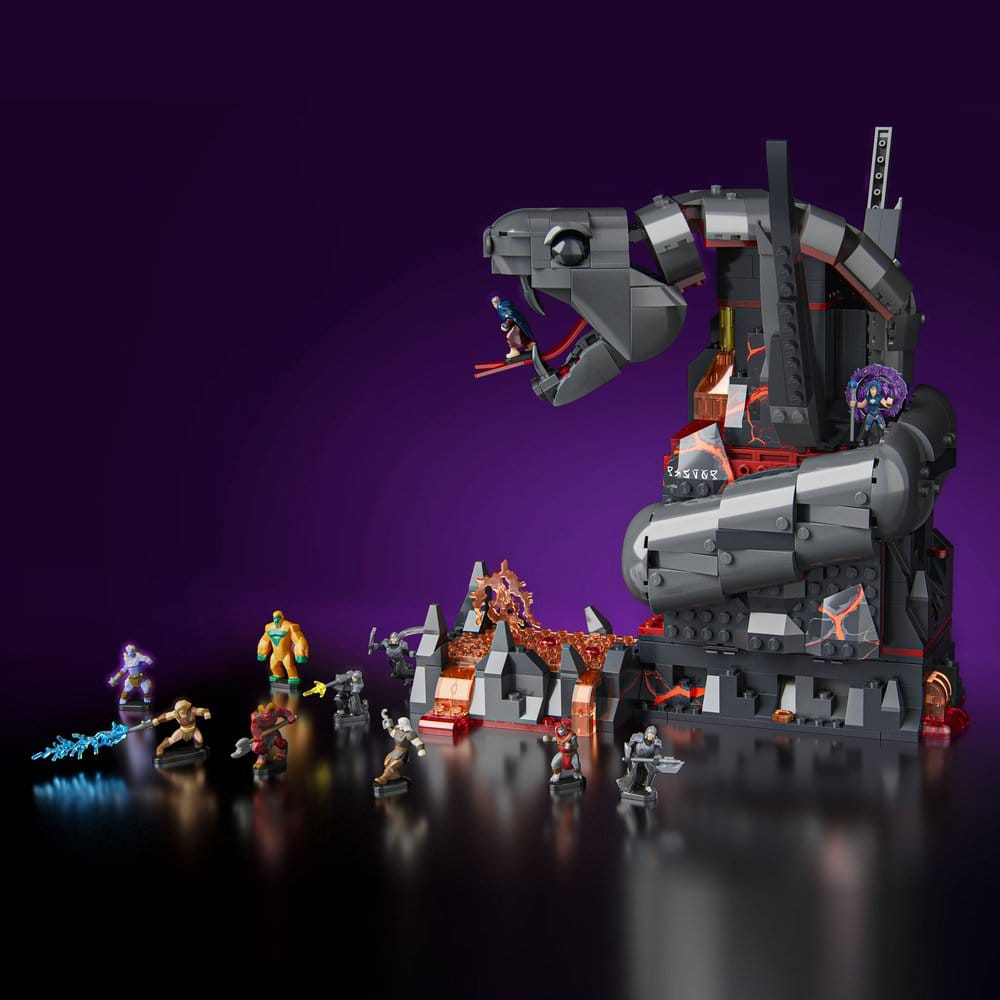 Masters of the Universe Mattel Brick Shop Construction Set Snake Mountain