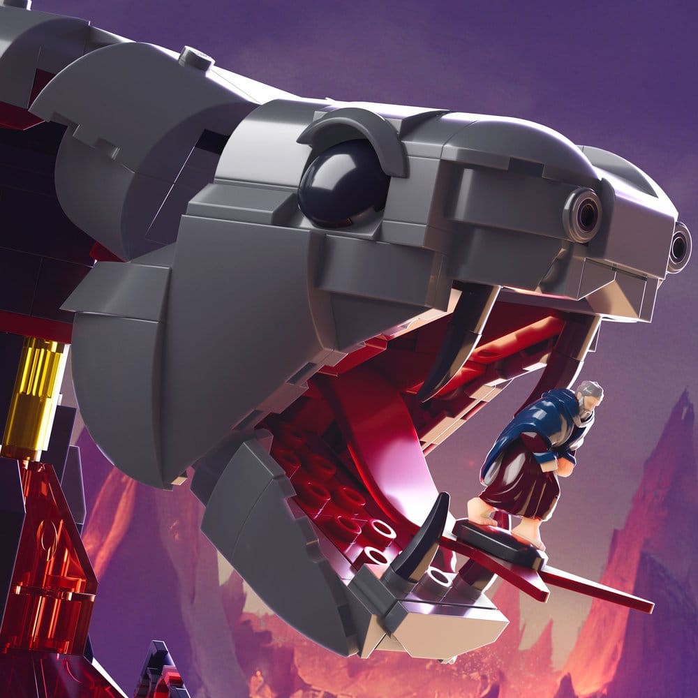 Masters of the Universe Mattel Brick Shop Construction Set Snake Mountain