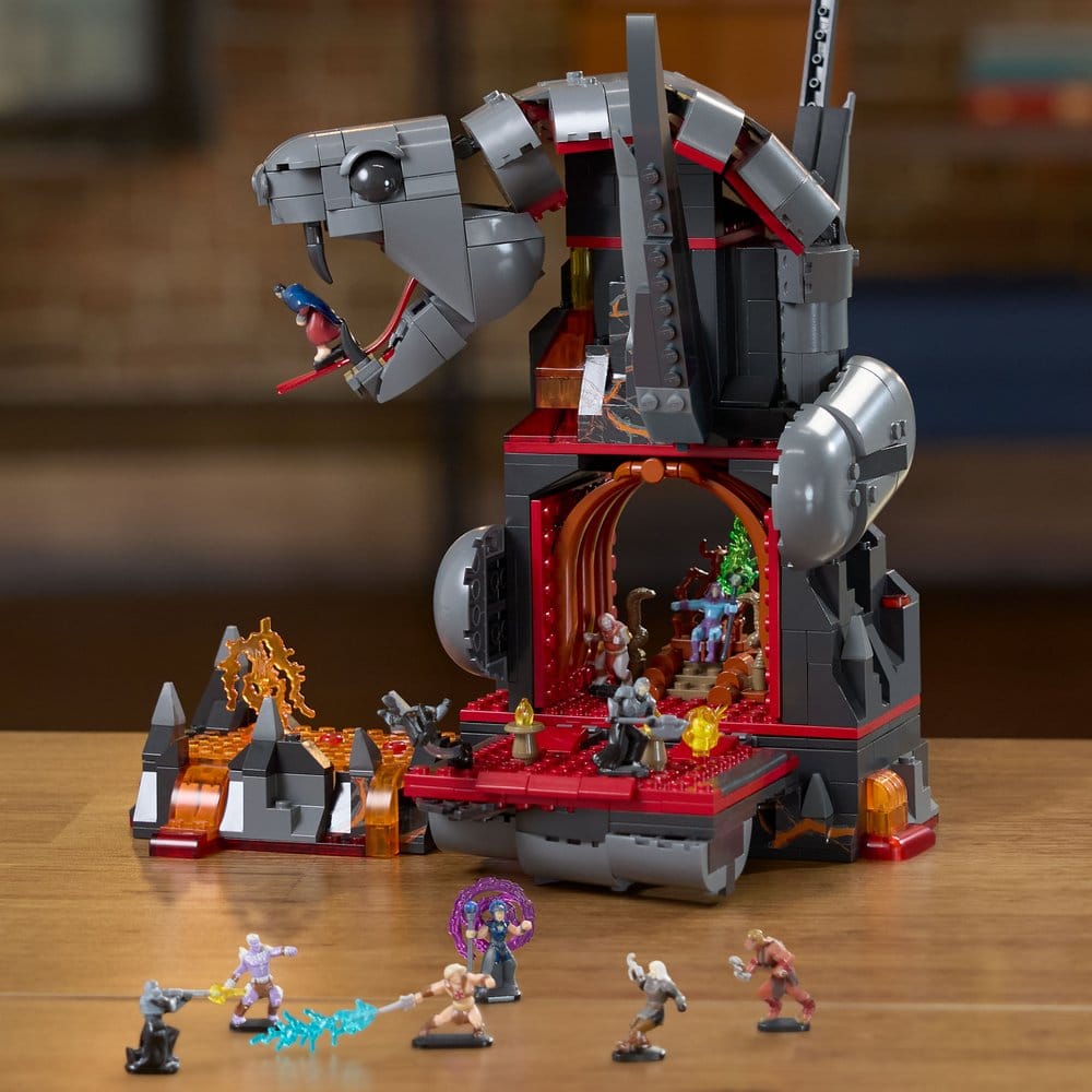 Masters of the Universe Mattel Brick Shop Construction Set Snake Mountain