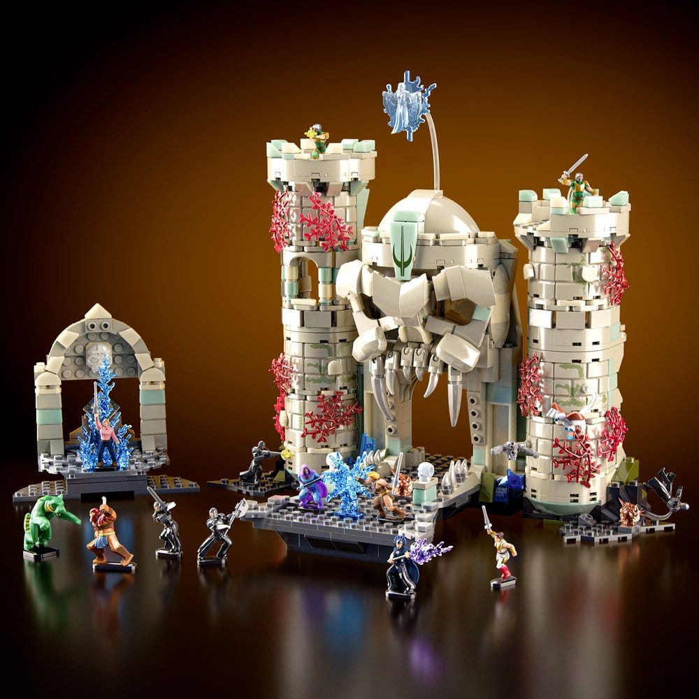 Masters of the Universe Mattel Brick Shop Construction Set Castle Grayskull