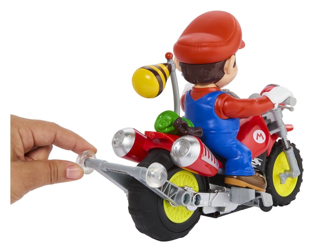 The Super Mario Galaxy Movie Hot Wheels RC Vehicle Mario Wheelie Motocross
