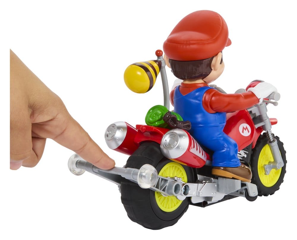 The Super Mario Galaxy Movie Hot Wheels RC Vehicle Mario Wheelie Motocross
