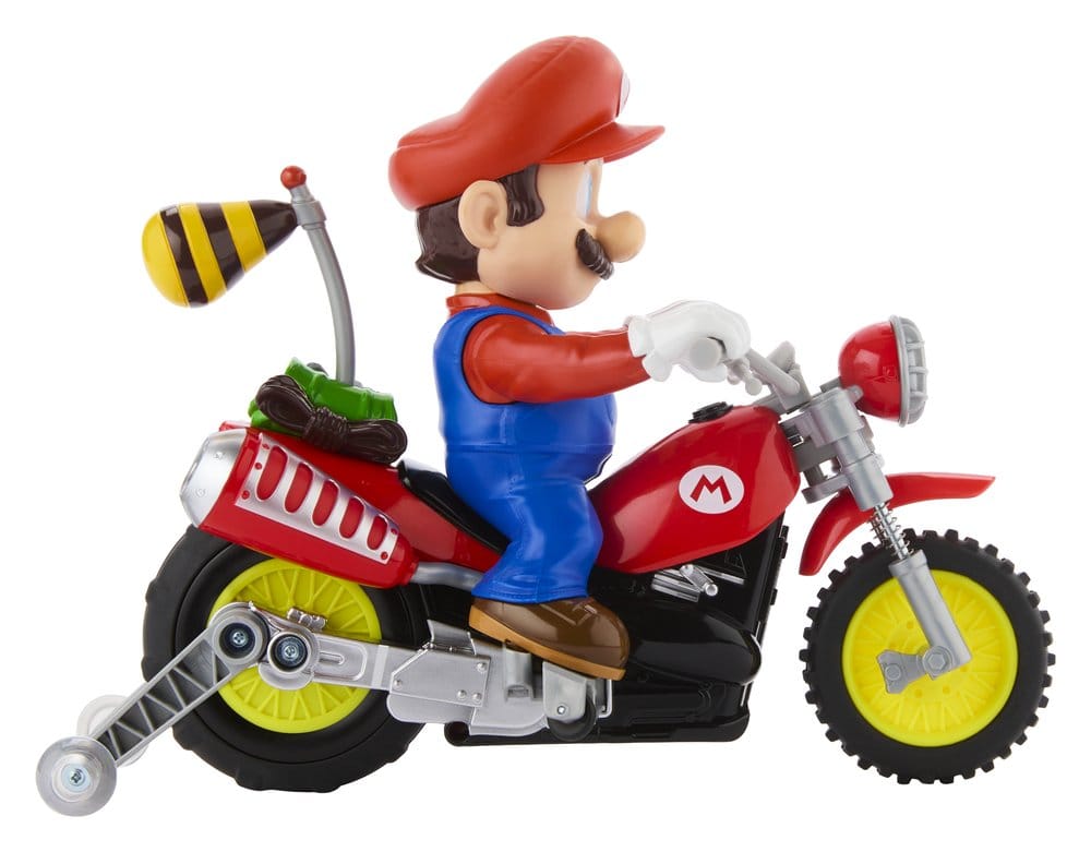 The Super Mario Galaxy Movie Hot Wheels RC Vehicle Mario Wheelie Motocross