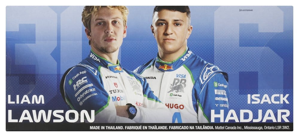 Formula 1 Hot Wheels Premium Die-Cast Vehicle 2-Pack 1:64 Team Visa Cash App Racing Bulls