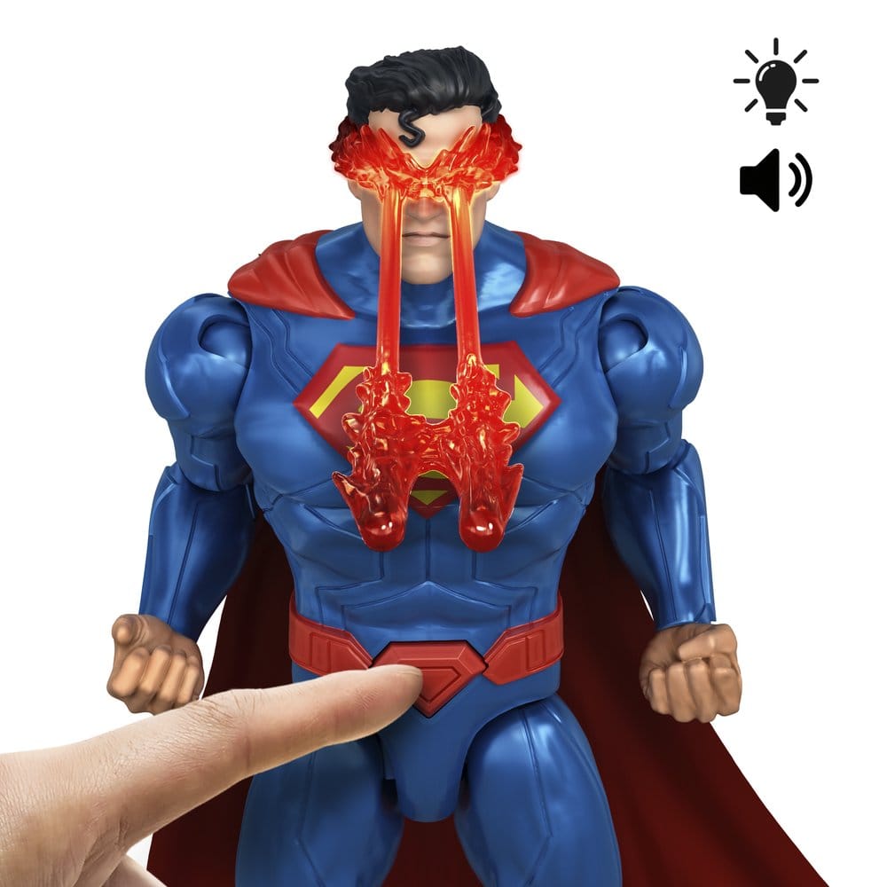 DC Premier Action Figure with Sound & Light Heat Vision Superman 16 cm