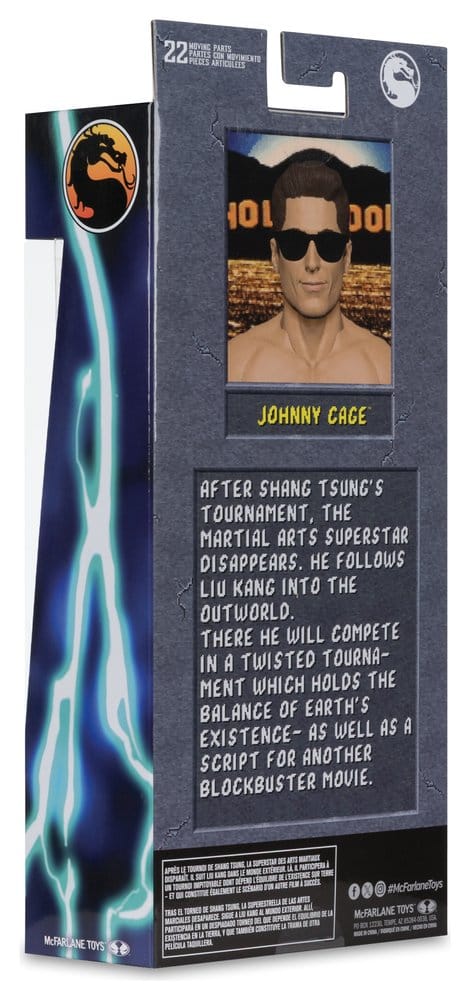 Mortal Kombat Klassics Action Figure Johnny Cage 19 cm