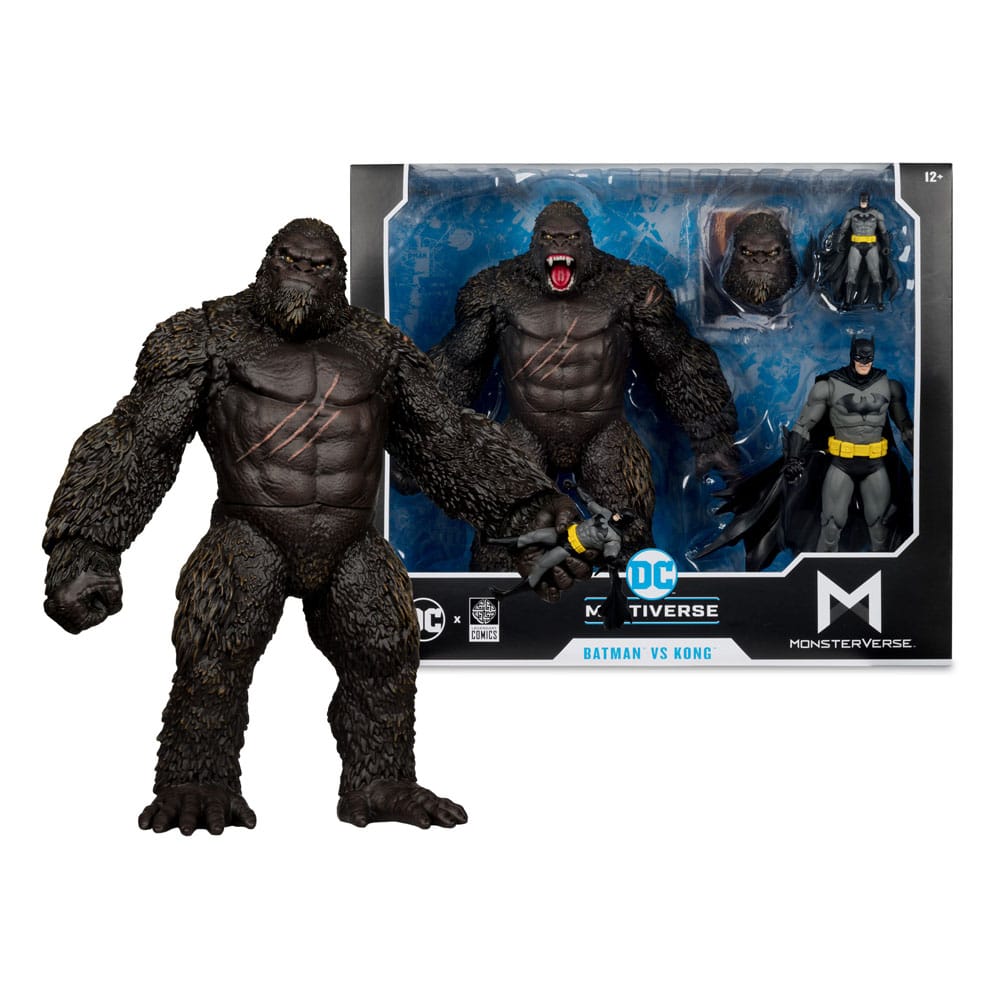 DC Justice League Monsterverse DC Multiverse Action Figures 2-Pack Batman & Kong 29 cm