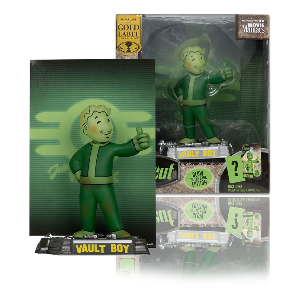 Fallout Movie Maniacs PVC Statue Vault Boy 13 cm