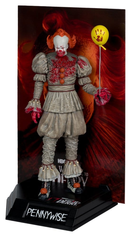 It Welcome to Derry Movie Maniacs Figure Pennywise (Bloody) 16 cm