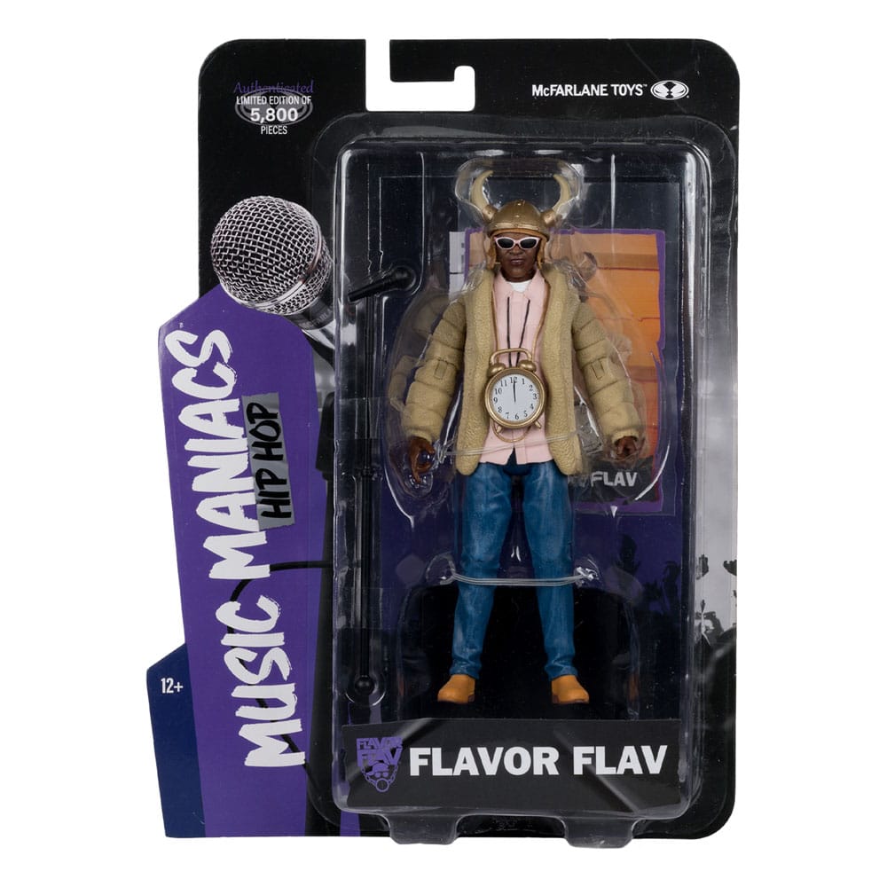 Music Maniacs Hip Hop Action Figure Flavor Flav 16 cm