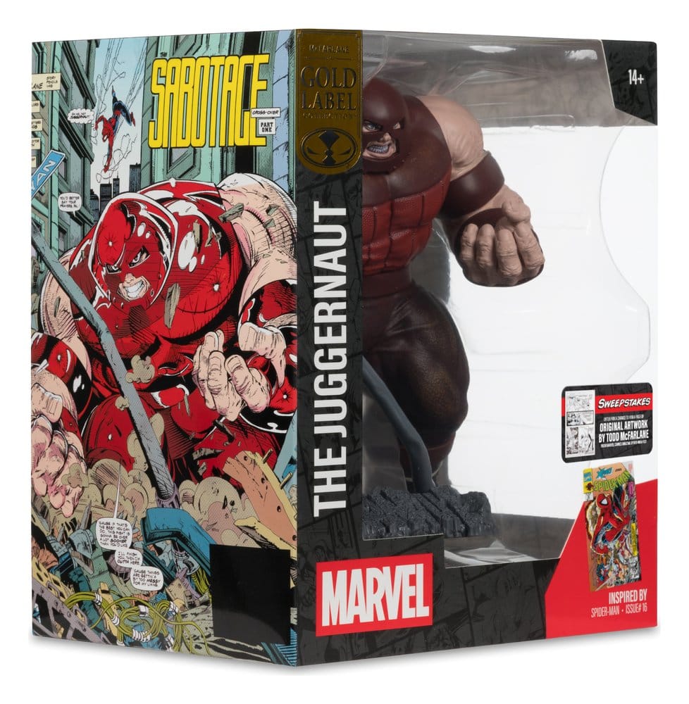 Marvel Collection PVC Statue 1/10 The Juggernaut (Spider-Man #16) Gold Label 17 cm