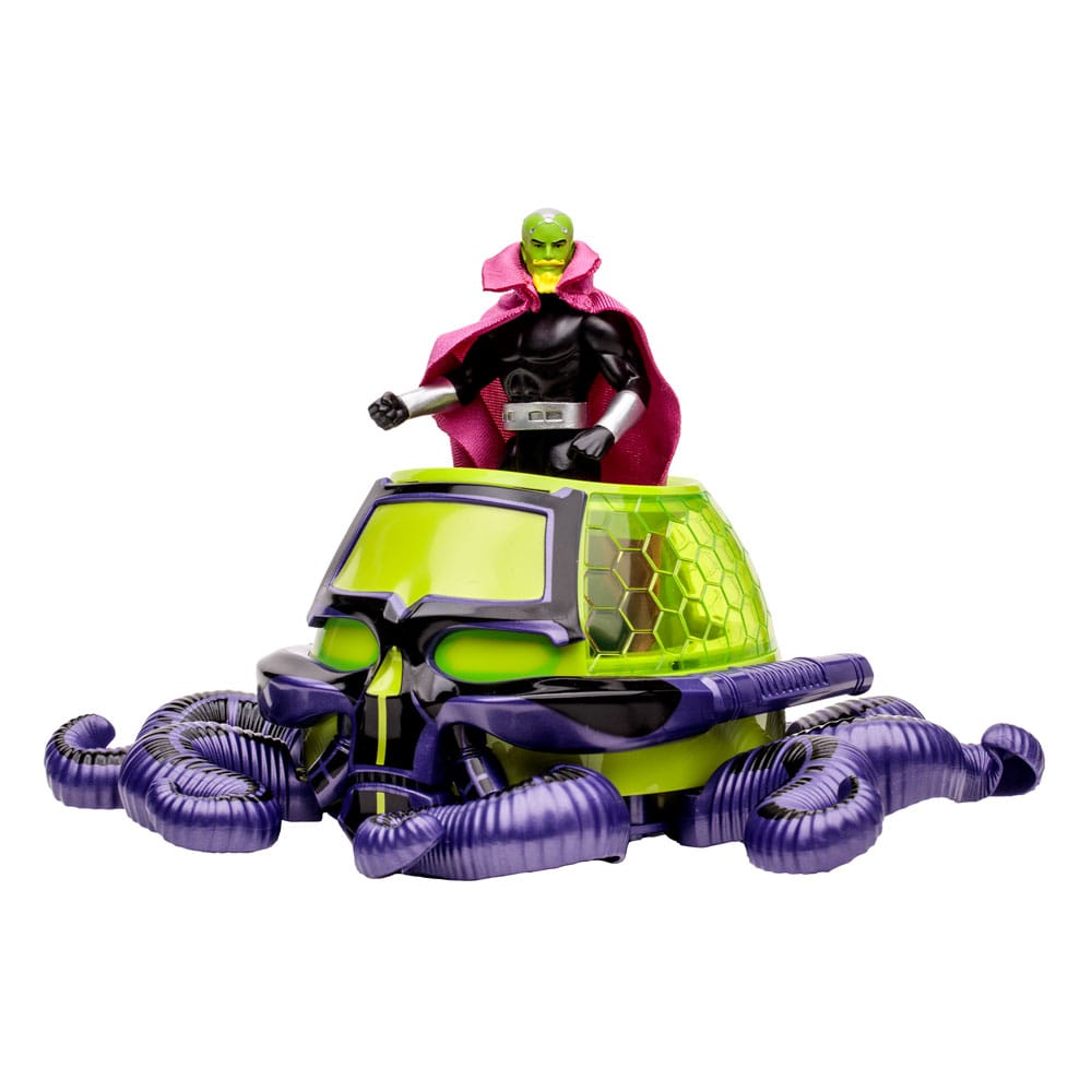 DC Direct Super Powers Action Figure with Vehicles Brainiac with Skull Ship (Gold Label) 12 cm