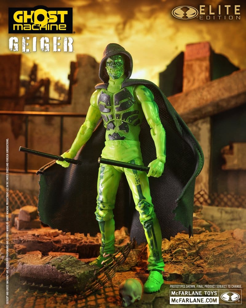 Ghost Machine McFarlane Elite Edition Deluxe Action Figure Geiger 18 cm