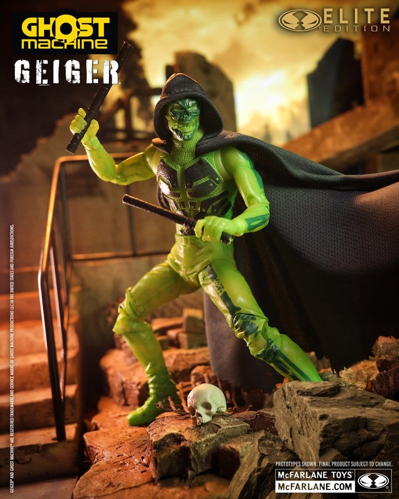 Ghost Machine McFarlane Elite Edition Deluxe Action Figure Geiger 18 cm