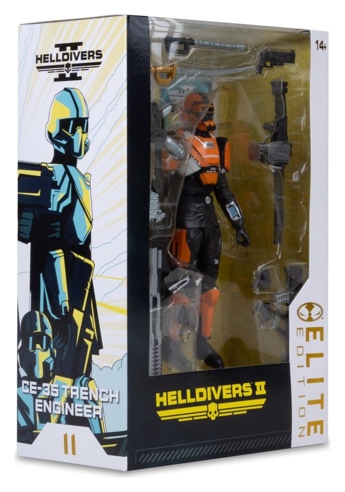 Helldivers 2 McFarlane Elite Edition Action Figure CE-25 Trench Engineer (Deluxe) 18 cm