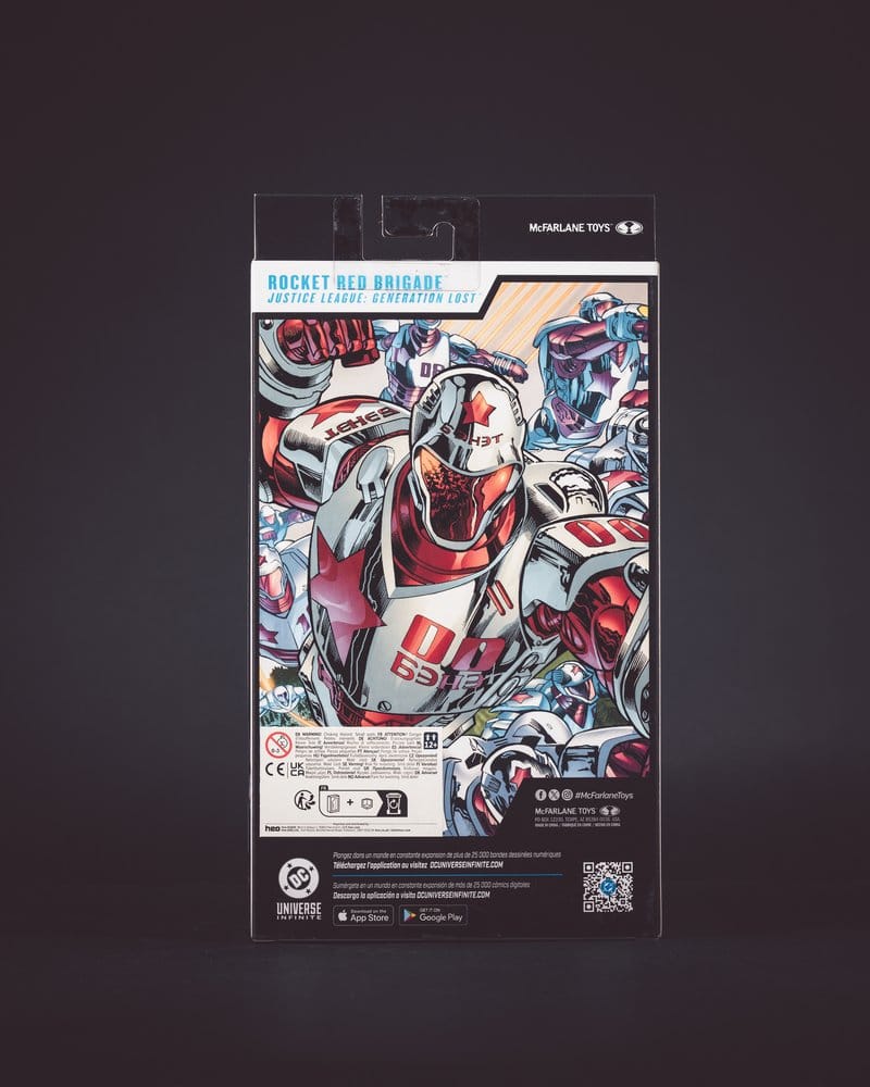 Justice League: Generation Lost DC Multiverse Action Figure Rocket Red Brigade (Chase) 18 cm