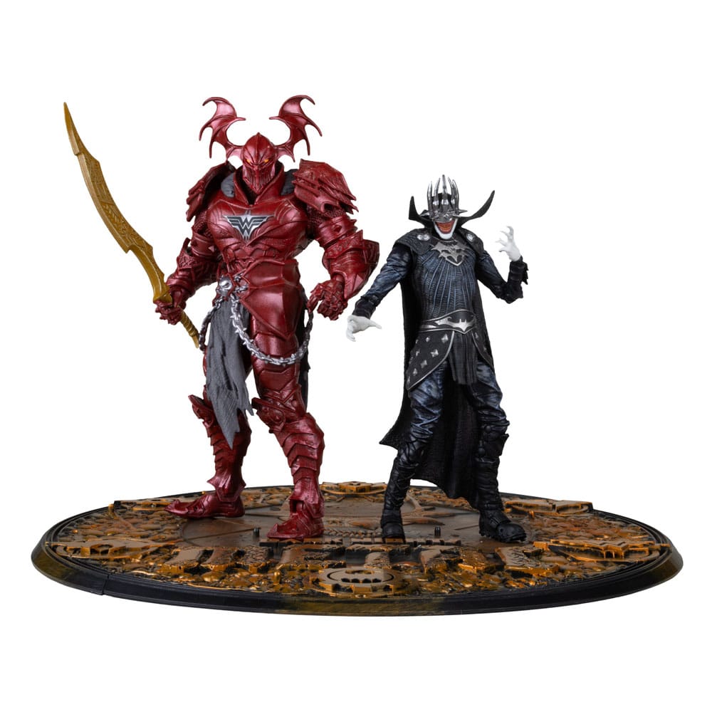 DC Multiverse McFarlane Collector Edition Action Figure 2-Pack #04 Batman Who Laughs (Knight Armor) & Merciless (Dark Multiverse) 18 cm