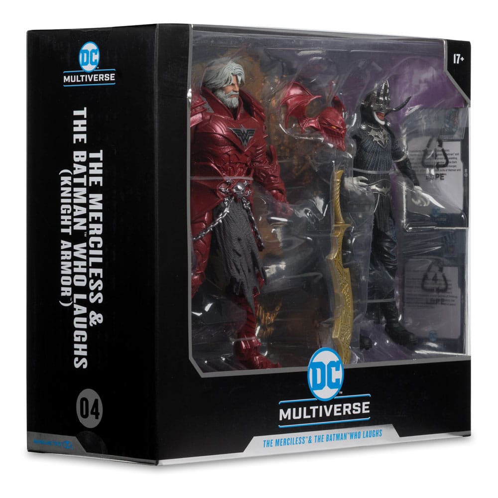 DC Multiverse McFarlane Collector Edition Action Figure 2-Pack #04 Batman Who Laughs (Knight Armor) & Merciless (Dark Multiverse) 18 cm