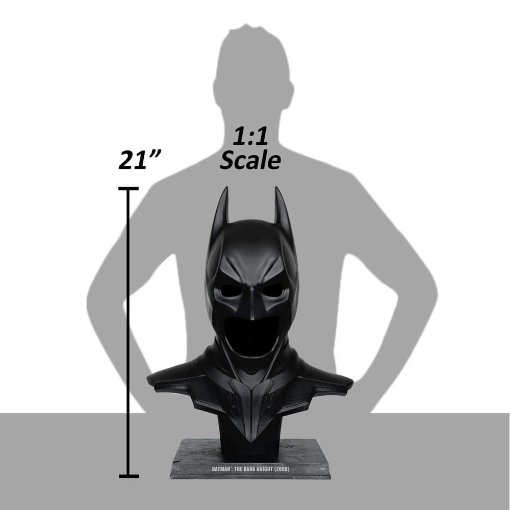 The Dark Knight DC Direct Replica 1/1 Batman Cowl 54 cm