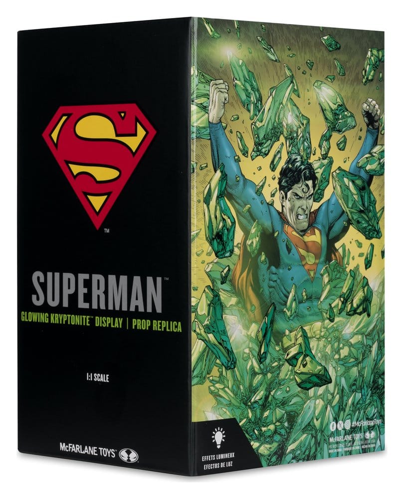 Superman DC Direct Replica 1/1 Kryptonite Display (Gold Label) 18 cm