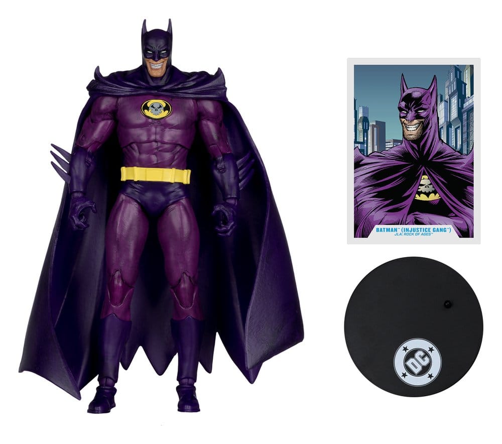 DC Multiverse Action Figure Batman (Injustice Gang) (JLA: Rock of Ages) (Red Platinum Edition) 18 cm