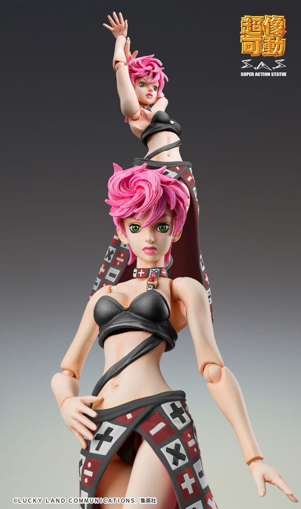 JoJo's Bizarre Adventure Part 5 Super Action Statue Trish Una Black Ver. 15 cm