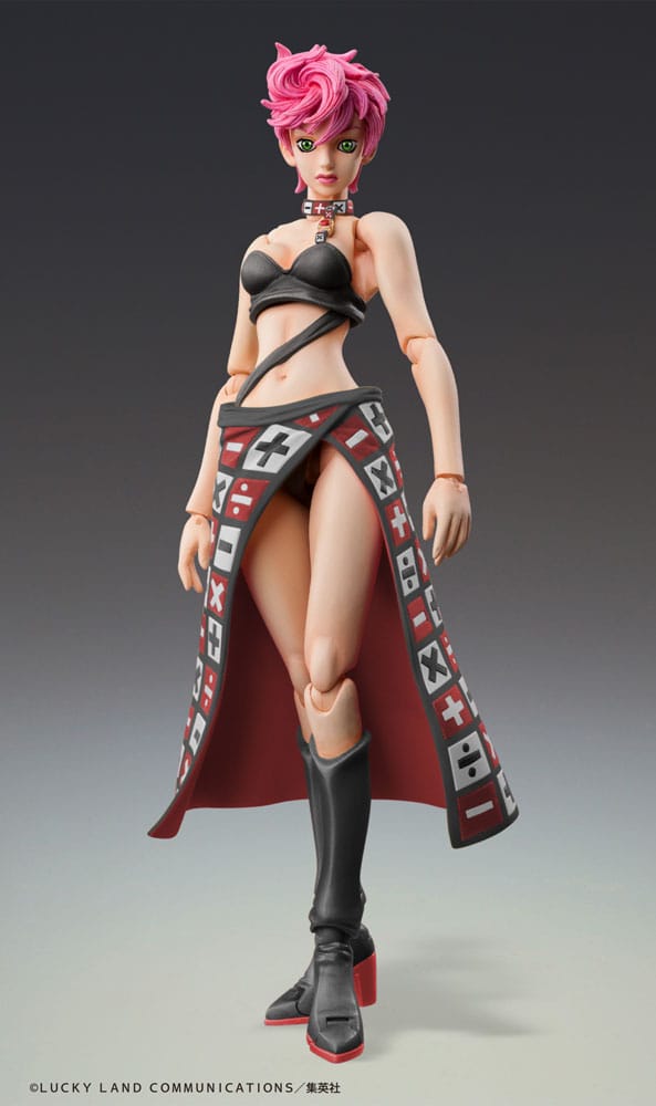 JoJo's Bizarre Adventure Part 5 Super Action Action Figure Chozokado Trish Una Black Ver. 15 cm