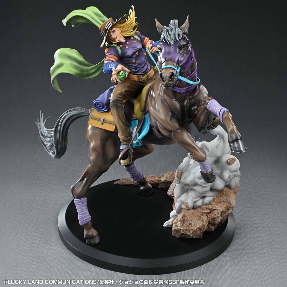 JoJo's Bizarre Adventure: Steel Ball Run Figure Gyro Zeppeli & Valkyrie 31 cm