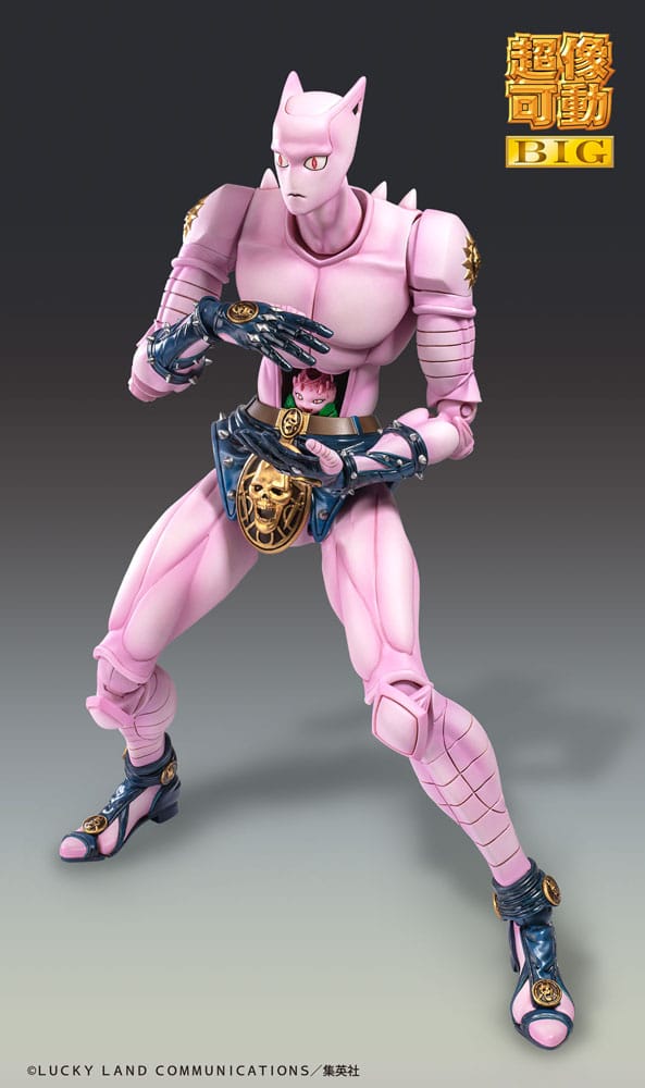 JoJo's Bizarre Adventure Part4 Super Action Action Figure Chozokado Big Killer Queen 22 cm