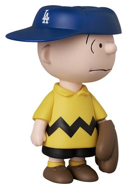 MLB × Peanuts UDF PVC Figure Los Angeles Dodgers Charlie Brown 9 cm