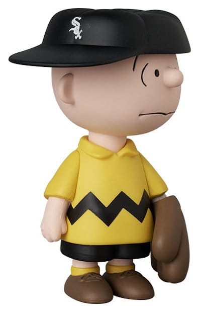 MLB × Peanuts UDF PVC Figure Chicago White Sox Charlie Brown 9 cm