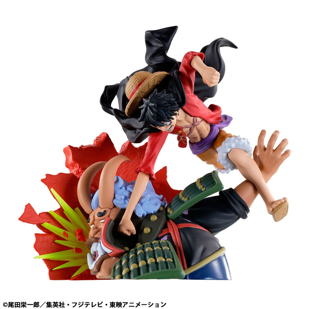 One Piece Petitrama PVC Mini Statue Logbox Re Birth Wano Country Vol. 1 Set 9 cm