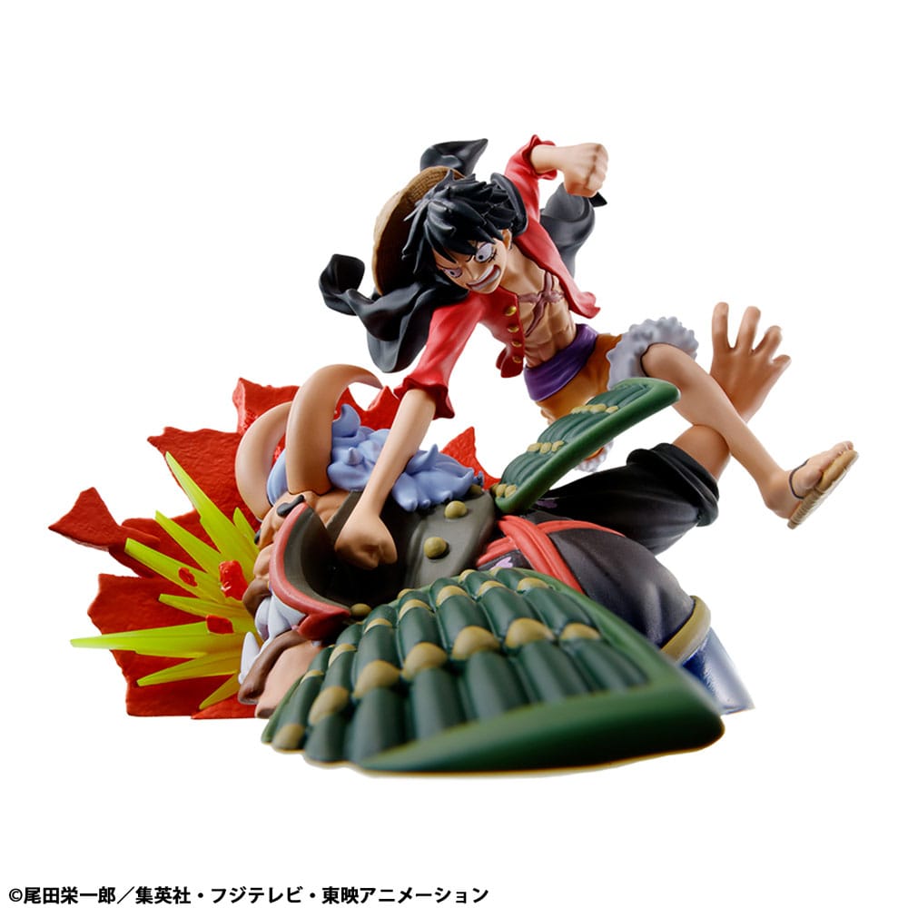 One Piece Petitrama PVC Mini Statue Logbox Re Birth Wano Country Vol. 1 Set 9 cm