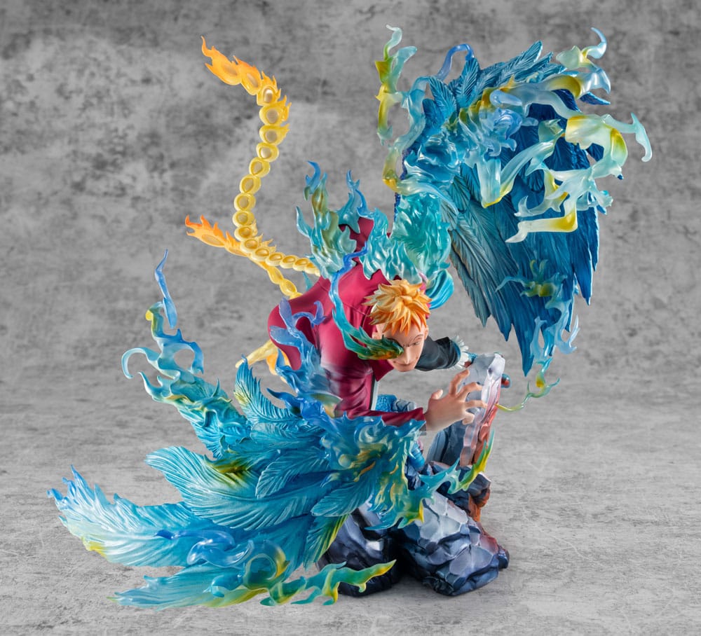 One Piece P.O.P MAS Maximum PVC Statue Marco the Phoenix Leader of 1st group of Whitebeard Pirates 32 cm