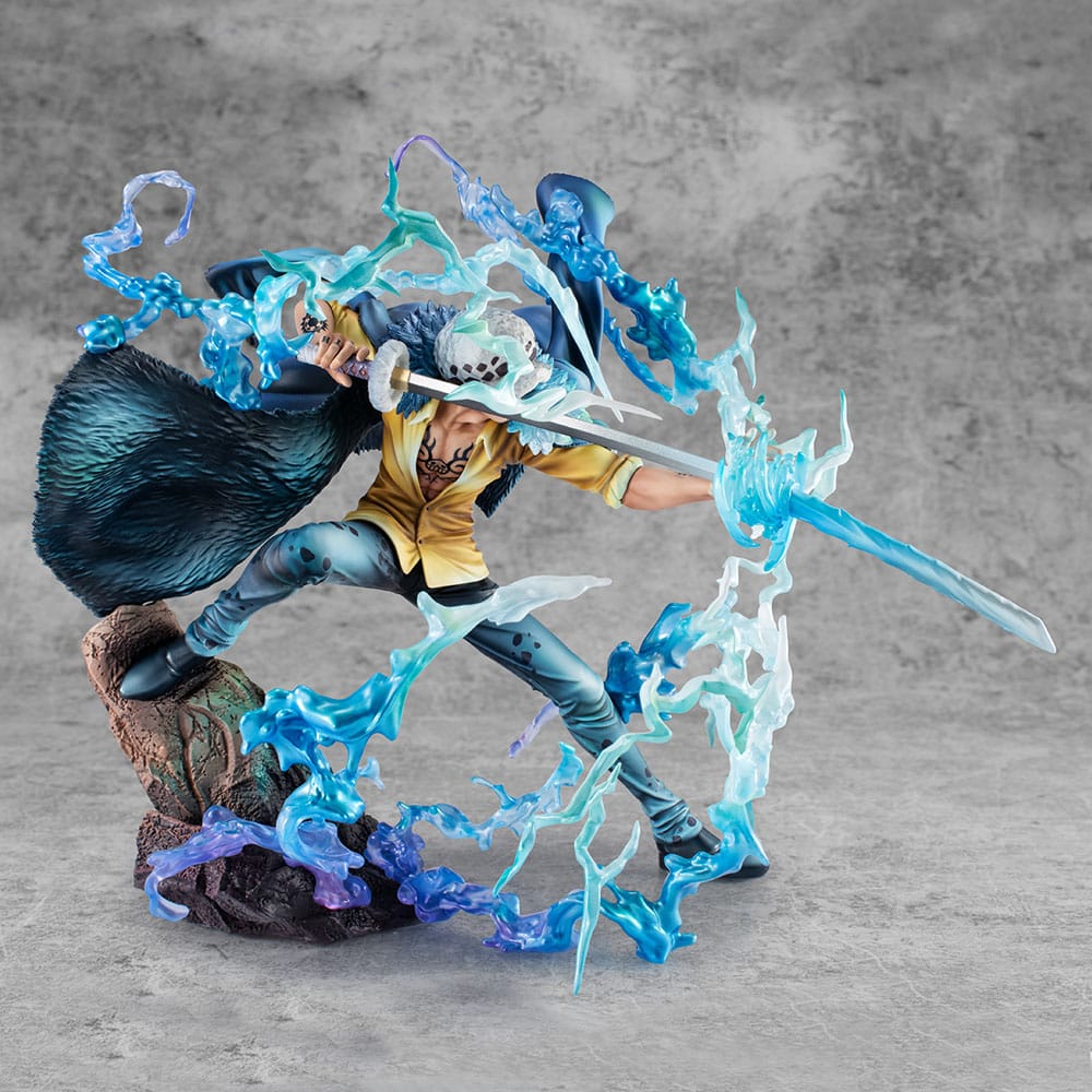 One Piece Portrait Of Pirates WA-MAXIMUM PVC Statue Trafalgar Law The Surgeon of Death Awaken Ver. 27 cm