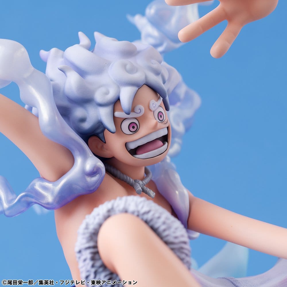 One Piece Portrait.Of.Pirates PVC Figure "Evolutionary History" Monkey D. Luffy "Gear Fifth" 26 cm