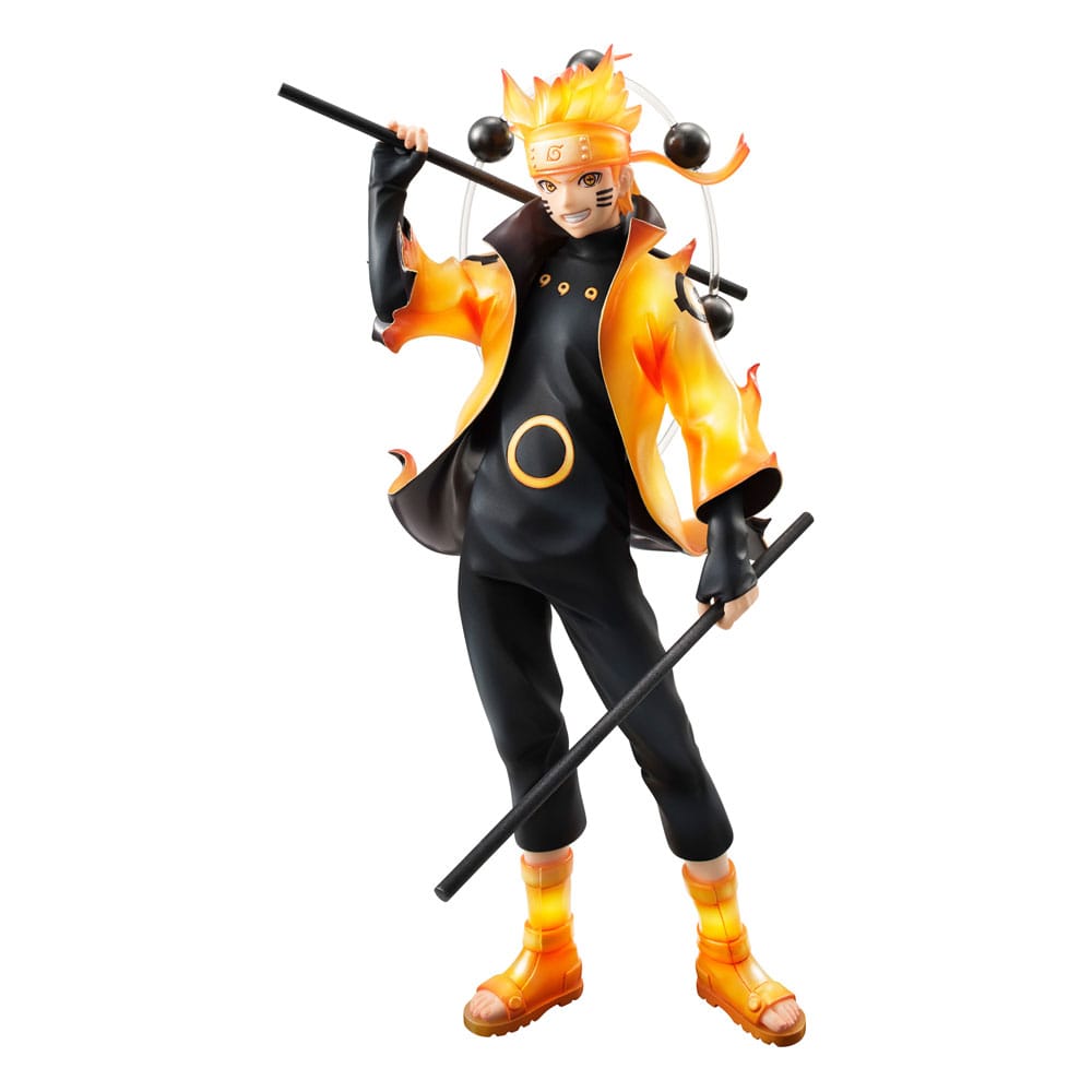 Naruto Shippuden G.E.M. Series PVC Statue Naruto Uzumaki Six Paths Sage Mode 15th Anniversary Ver. 22 cm