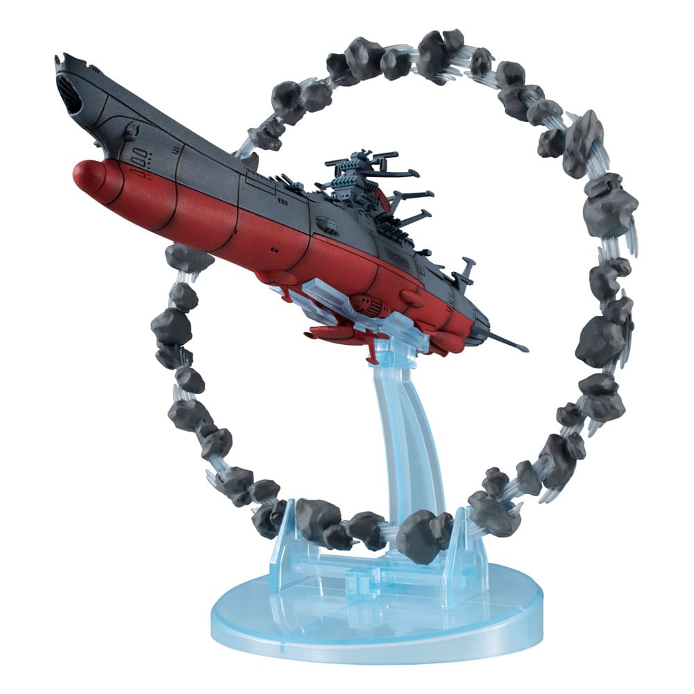 Space Battleship Yamato 2202 Statue Cosmofleet SP Aircraft Warriors of Love Re & Asteroid Ring 16 cm