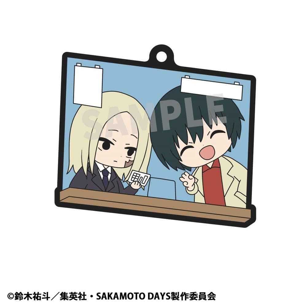 Sakamoto Days Rubber Mascot Buddycolle Rubber Charms Vol. 2 7 cm Assortment (6)