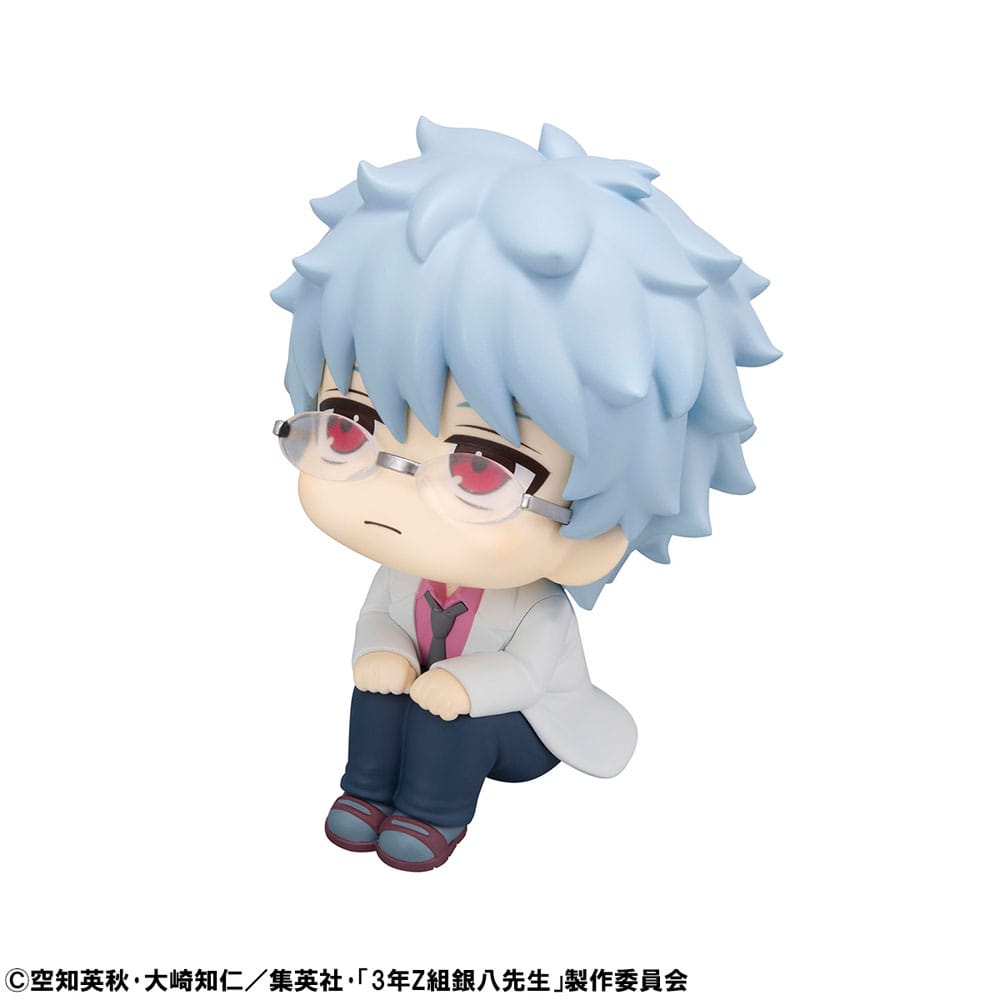 3-Z Ginpachi Sensei Look Up PVC Statue Ginpachi Sakata 11 cm