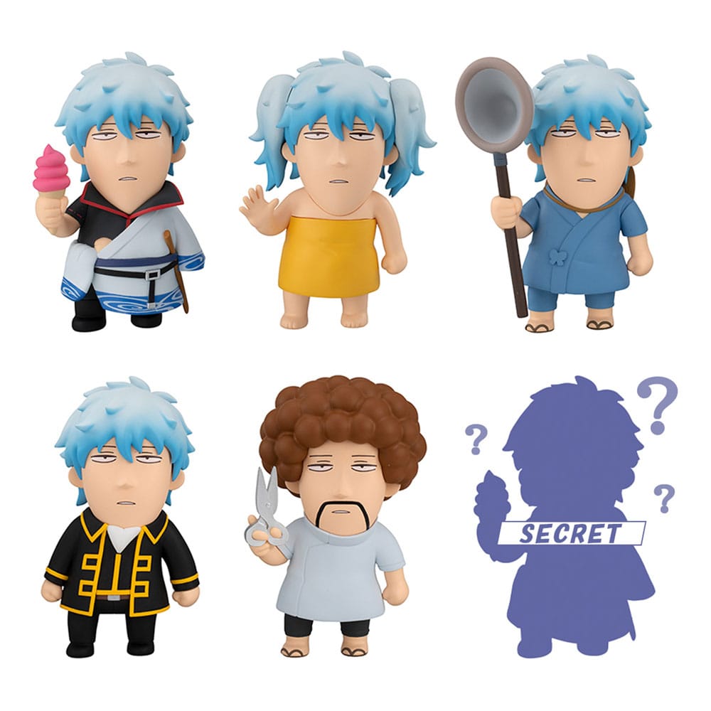 Gintama x Okawabukubu Trading Figure We love Ginsan 10 cm Blind Box Assortment (6)