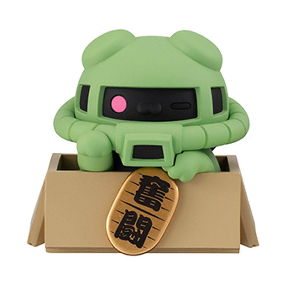 Mobile Suit Gundam Mega Cat Project Trading Figure Cats Luckycat 6 cm Blind Box Assortment (6) (with gift)